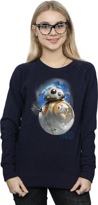 Actual product image Star Wars Womens/Ladies The Last Jedi BB-8 Brushed Sweatshirt (L)