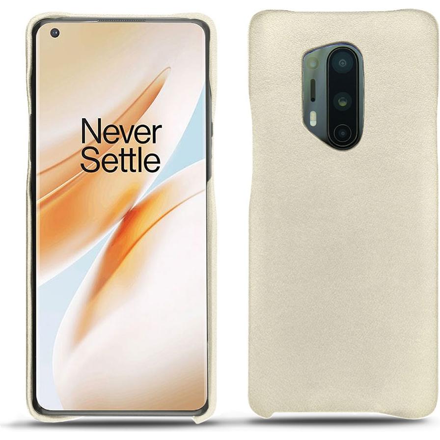 Thumbnail - Noreve Lederschutzhülle (OnePlus 8 Pro), Smartphone Hülle, Weiss