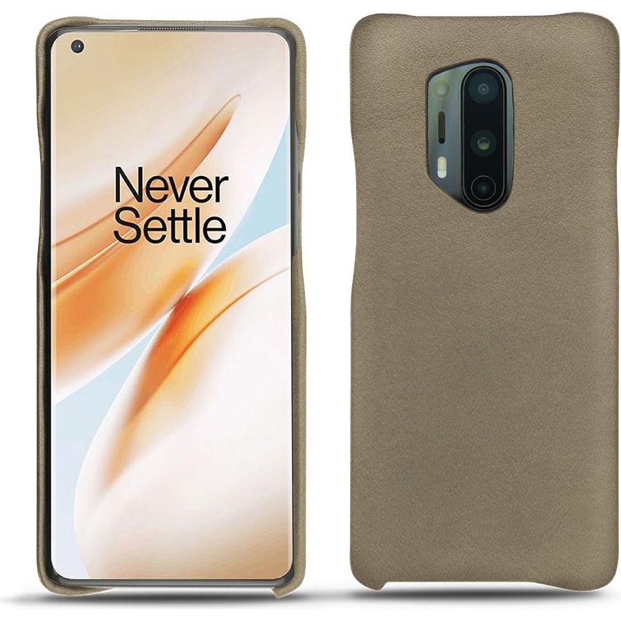 Noreve Lederschutzhülle (OnePlus 8 Pro), Smartphone Hülle, Beige