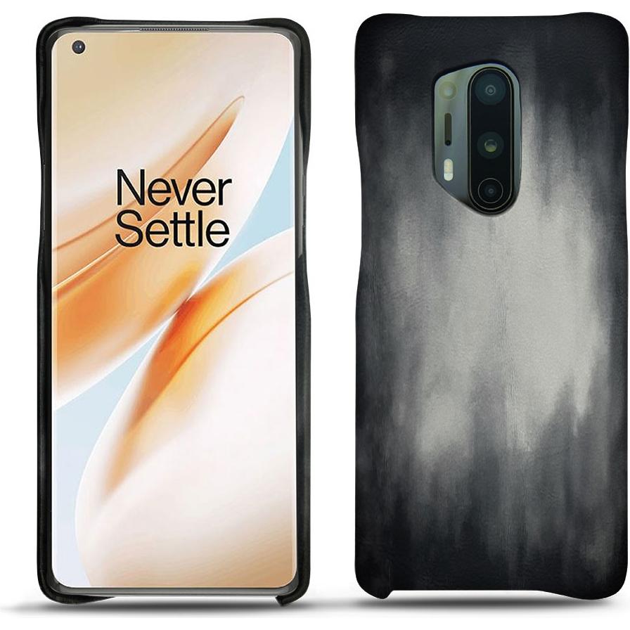 Noreve Lederschutzhülle (OnePlus 8 Pro), Smartphone Hülle, Grau