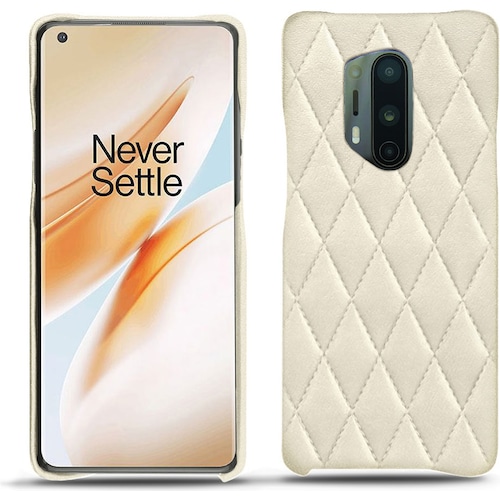 Noreve Lederschutzhülle (OnePlus 8 Pro), Smartphone Hülle, Weiss