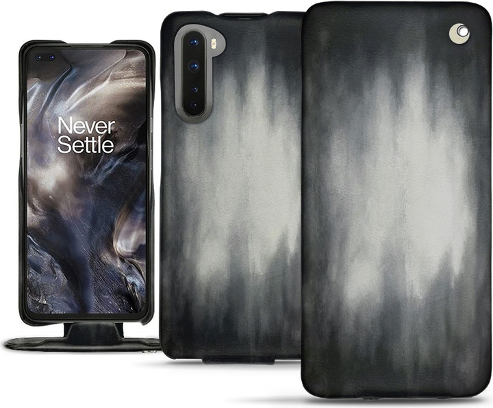 Actual product image Noreve Leather cover vertical (OnePlus North)