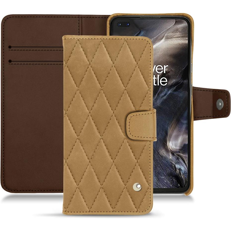 Thumbnail - Noreve Lederschutzhülle Wallet (OnePlus Nord), Smartphone Hülle, Braun