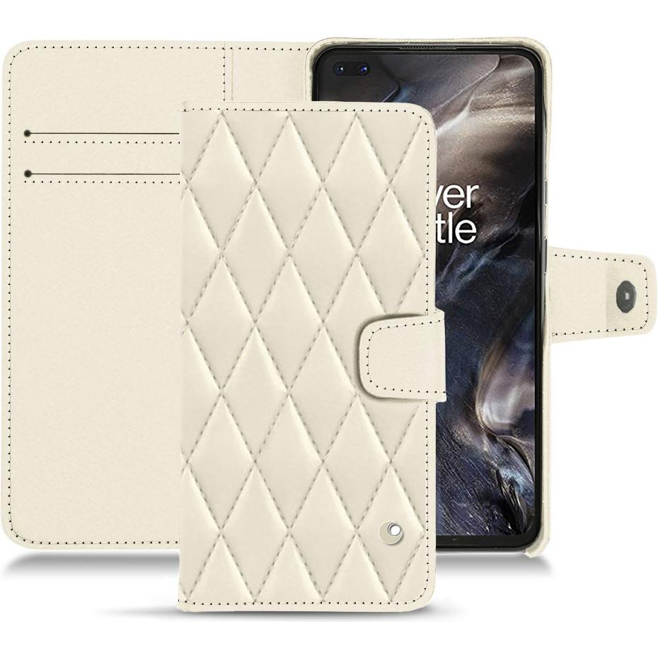 Thumbnail - Noreve Lederschutzhülle Wallet (OnePlus Nord), Smartphone Hülle, Weiss