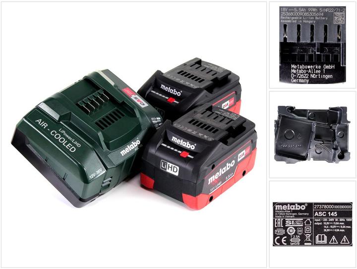 Produktbild Metabo Basis-Set (18 V)