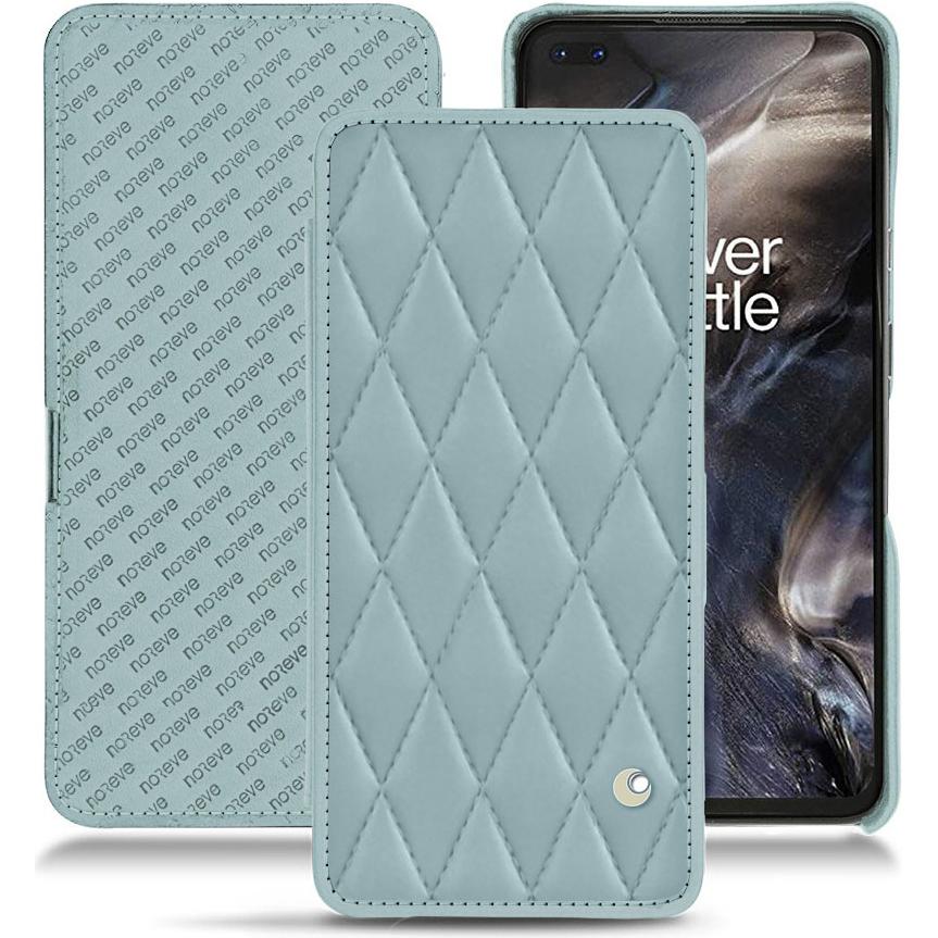 Noreve Lederschutzhülle horizontal (OnePlus Nord), Smartphone Hülle, Blau