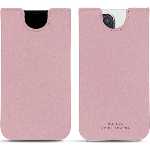 Noreve Lederschutzhülle (Apple iPhone 12 Pro Max), Smartphone Hülle, Rosa