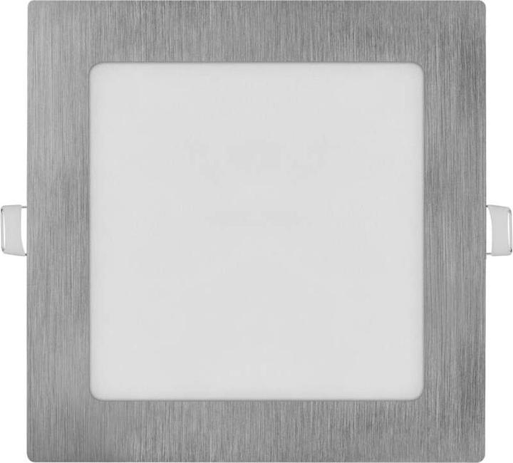 Produktbild Emos LED-Einbauleuchte NEXXO, quadratisch, silber, 12,5W, mit Change CCT (1050 lm)