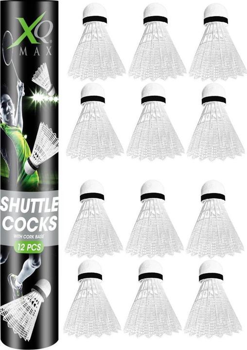 Image du produit FTM Navette de badminton 12 pièces, Blanc