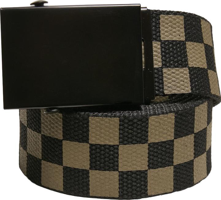 Produktbild Urban Classics Check And Solid Canvas Belt 2-Pack (S, M)