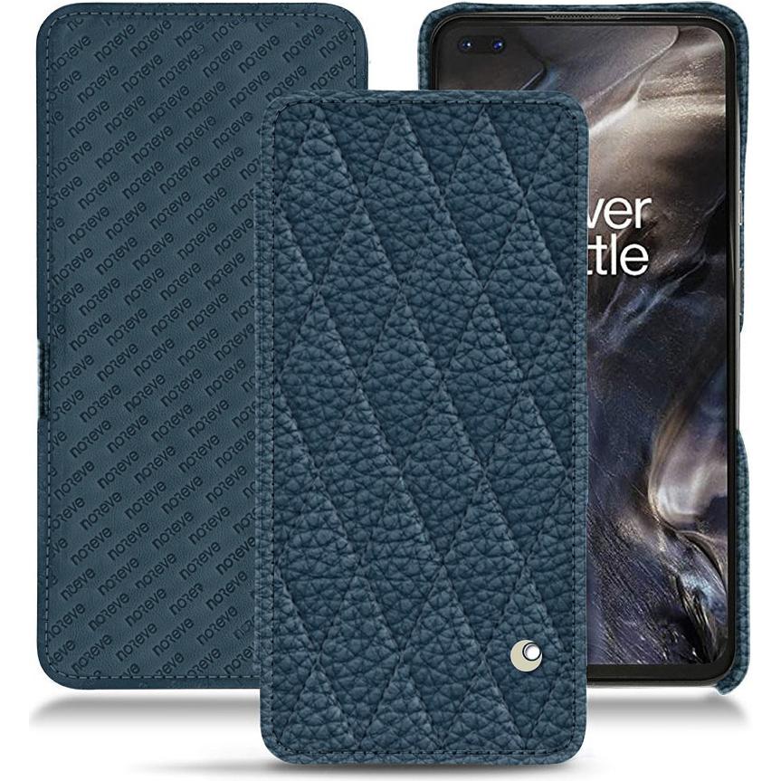 Noreve Lederschutzhülle horizontal (OnePlus Nord), Smartphone Hülle, Blau