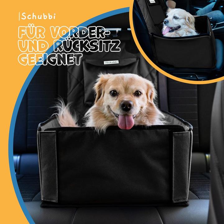 Image du produit Schubbi Siège auto pour chien (Chien, Respirant, Ouverture complète, Pliable)
