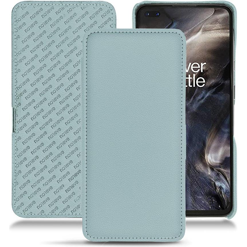 Noreve Lederschutzhülle horizontal (OnePlus Nord), Smartphone Hülle, Blau