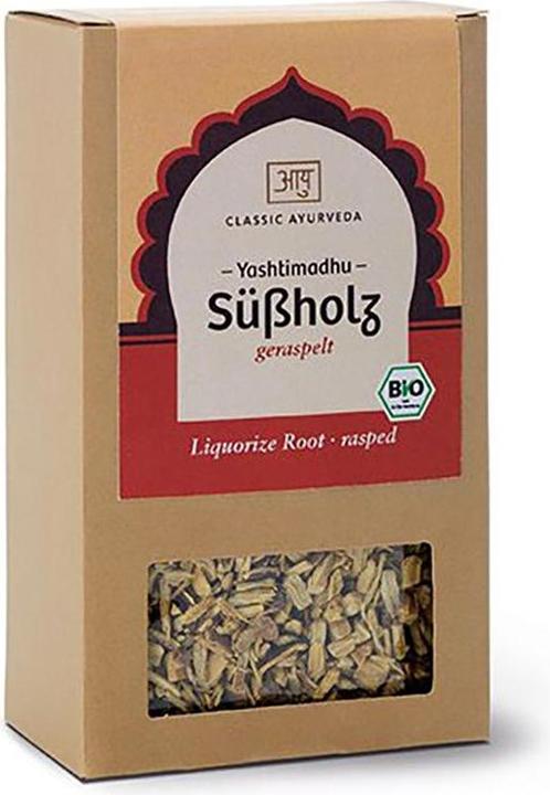 Actual product image Classic Ayurveda Licorice (Yashtimadhu), grated, organic (100 g)