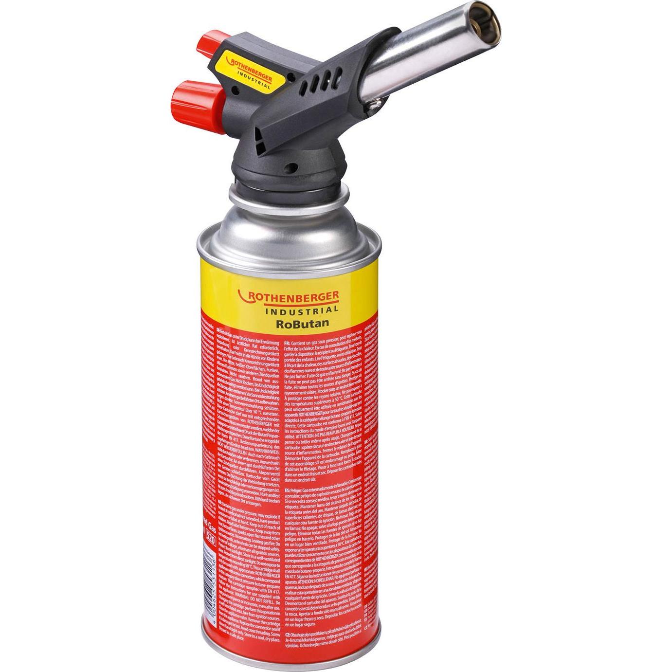 Rothenberger, Lötgerät, Industrial 1000004120 Gasbrenner 3.5 h inkl. Gasflasche