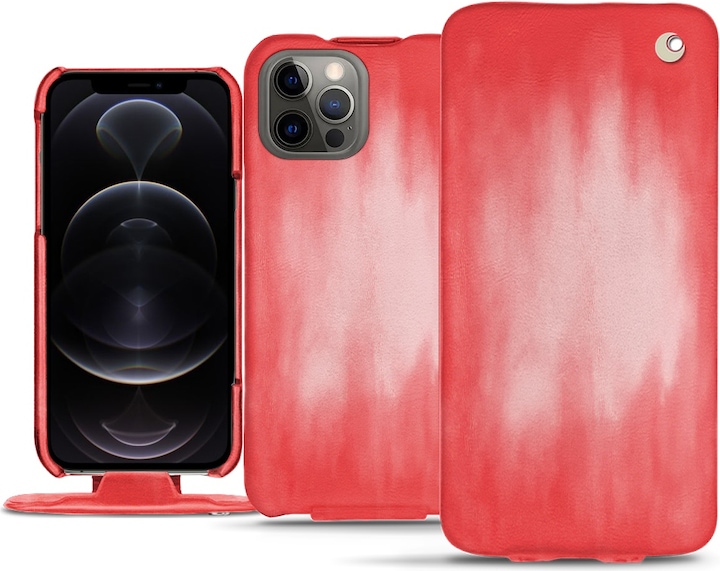 Noreve Lederschutzhülle vertikal (Apple iPhone 12 Pro Max)
