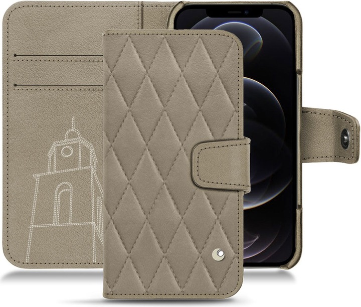 Produktbild Noreve Lederschutzhülle Wallet (Apple iPhone 12 Pro Max)