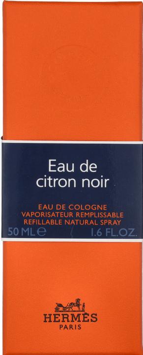Immagine prodotto Hermès Eau de Citron Noir di Eau de Cologne Spray ricaricabile 50 ml (Eau de cologne, 50 ml)