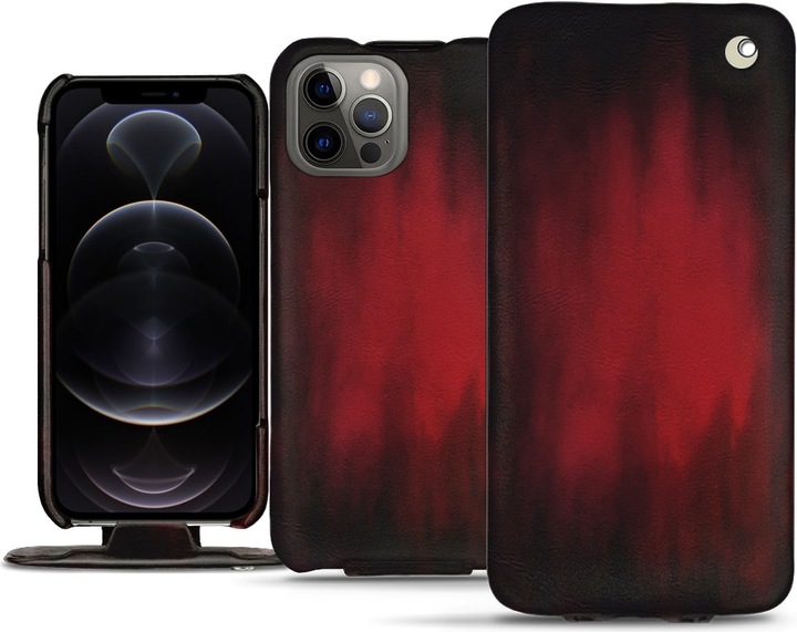 Actual product image Noreve Leather cover vertical (Apple iPhone 12 Pro)