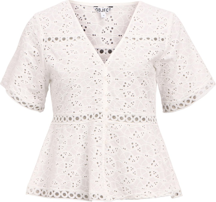 Produktbild Object Broderie Anglaise Oberteil (36)