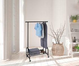 Image du produit Wenko Portemanteau télescopique Profi 50696100 noir métal 121,0 x 185,0 cm