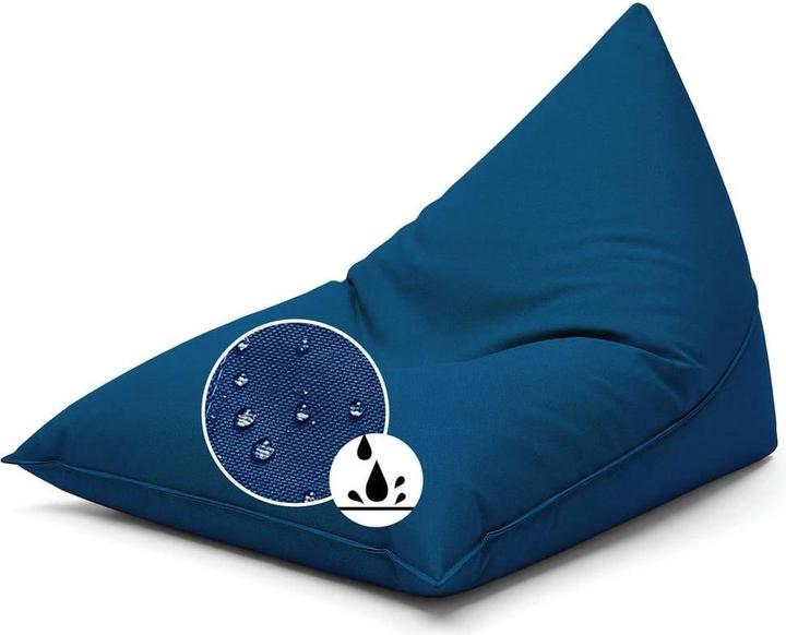 Produktbild Urbanara Sitzsack Basic-Outdoor Triangle, 300 l, Dunkelblau