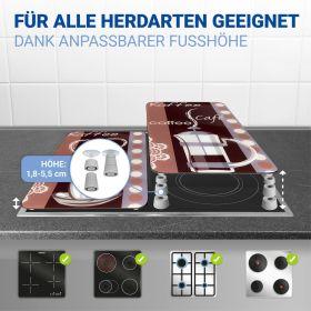 Produktbild Wenko Herdabdeckplatte Universal Mod. Kaffeeduft, 2er Set für alle Herdarten geeignet