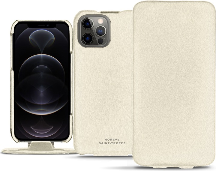Noreve Lederschutzhülle vertikal (Apple iPhone 12 Pro)