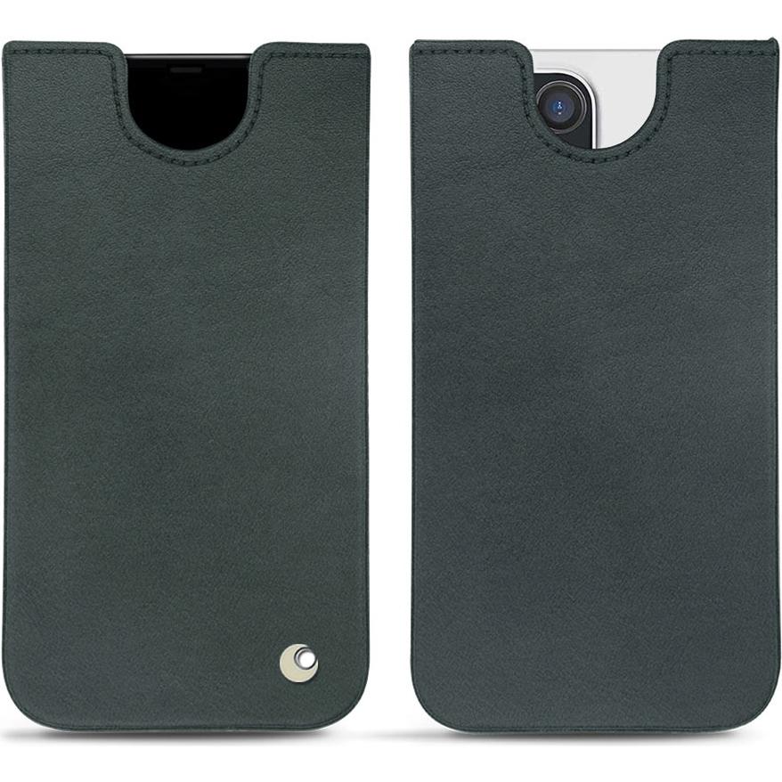 Noreve Lederschutzhülle (Apple iPhone 12 Pro), Smartphone Hülle, Blau