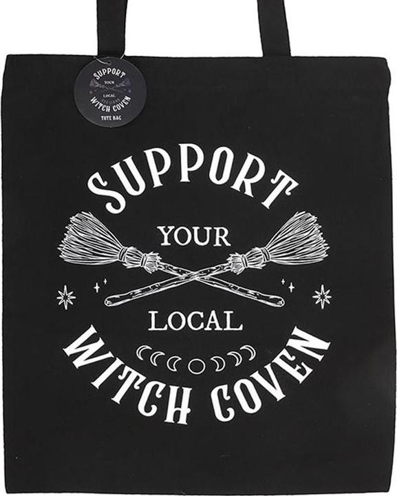 Produktbild Something Different Support Your Local Witch Coven Tragetasche PolyesterBaumwollmischgewebe