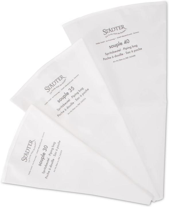 Immagine prodotto Städter Sacchetto per piping riutilizzabile Profi, 30cm (Borsa a tracolla, 450 ml)