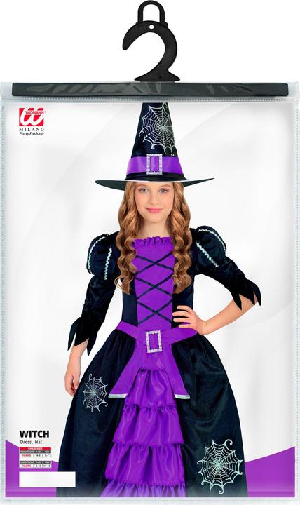 Produktbild Widmann Hexe Kinderkostüm in Schwarz - Lila