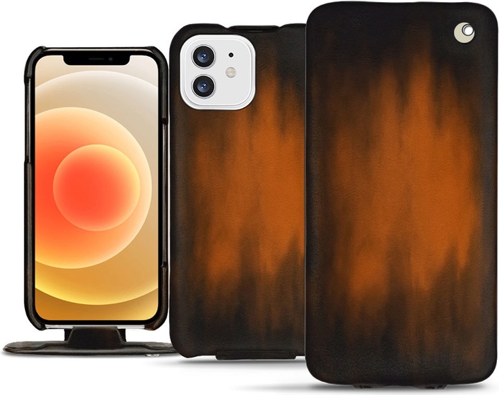 Actual product image Noreve Leather cover vertical (Apple iPhone 12)