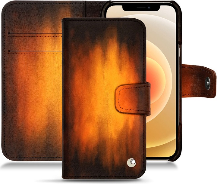Produktbild Noreve Lederschutzhülle Wallet (Apple iPhone 12)