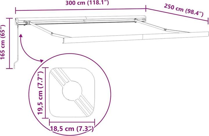 Produktbild vidaXL Frasco (3 m)