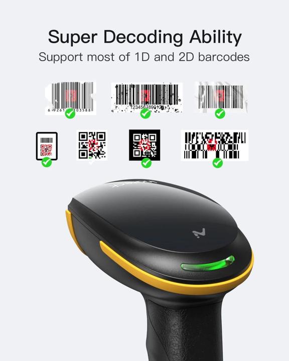 Actual product image Inateck Barcodescanner 36 black (BCST-36 black) (2D barcodes)