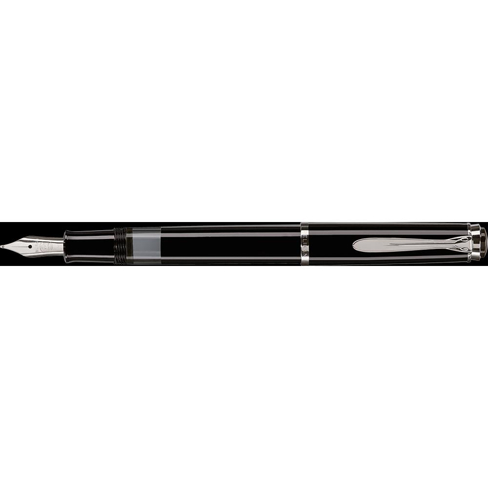 Thumbnail - Pelikan, Schreibstifte, Füllhalter Classic M205 M Geschenkbox (Schwarz, Silber, 1 x)