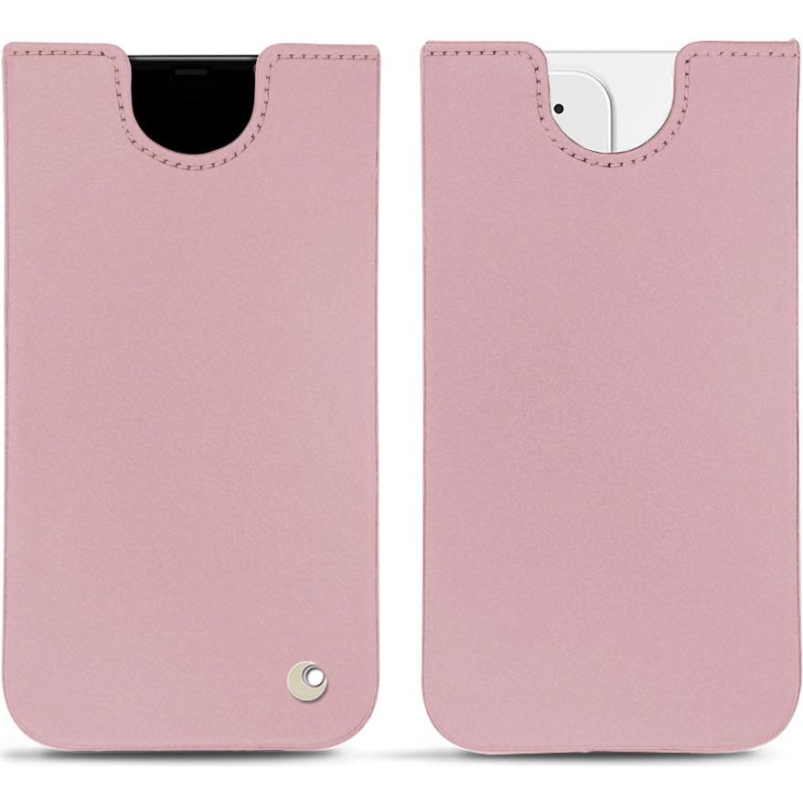 Noreve Lederschutzhülle (Apple iPhone 12 mini), Smartphone Hülle, Rosa