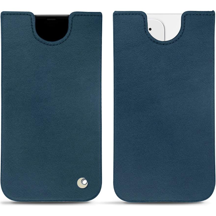 Thumbnail - Noreve Lederschutzhülle (Apple iPhone 12 mini), Smartphone Hülle, Blau