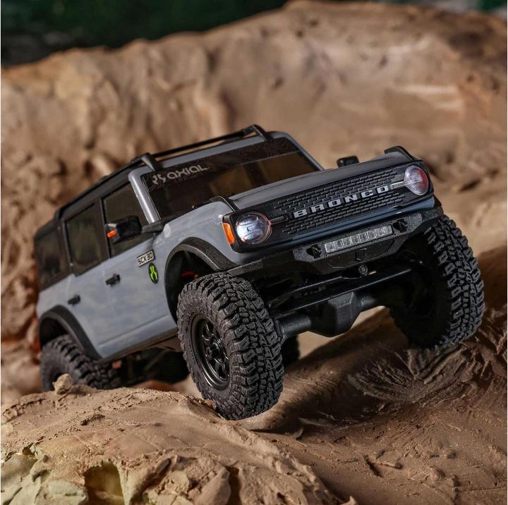 Image du produit Axial Rock Crawler SCX30 Ford Bronco 1:30 RTR Grau (RTR Prêt à fonctionner)