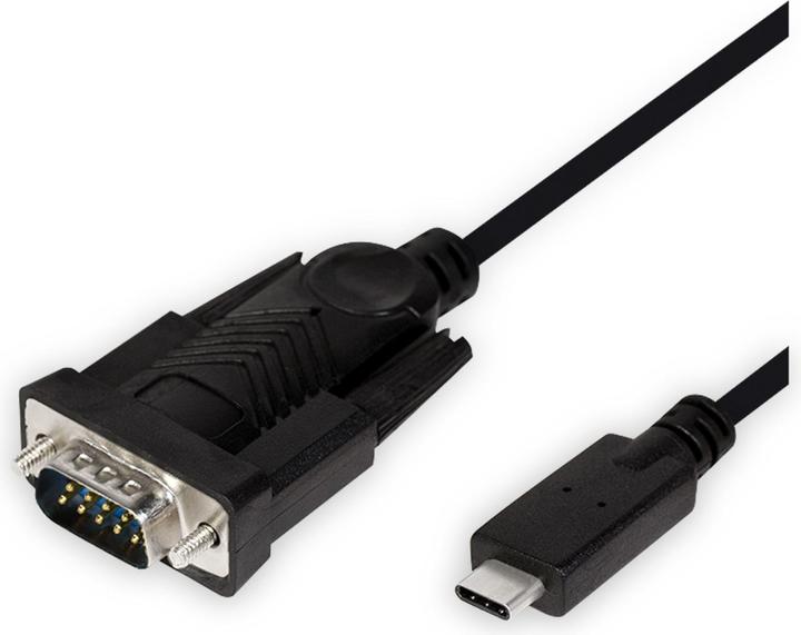 Produktbild LogiLink USB C zu RS232 (1.20 m)