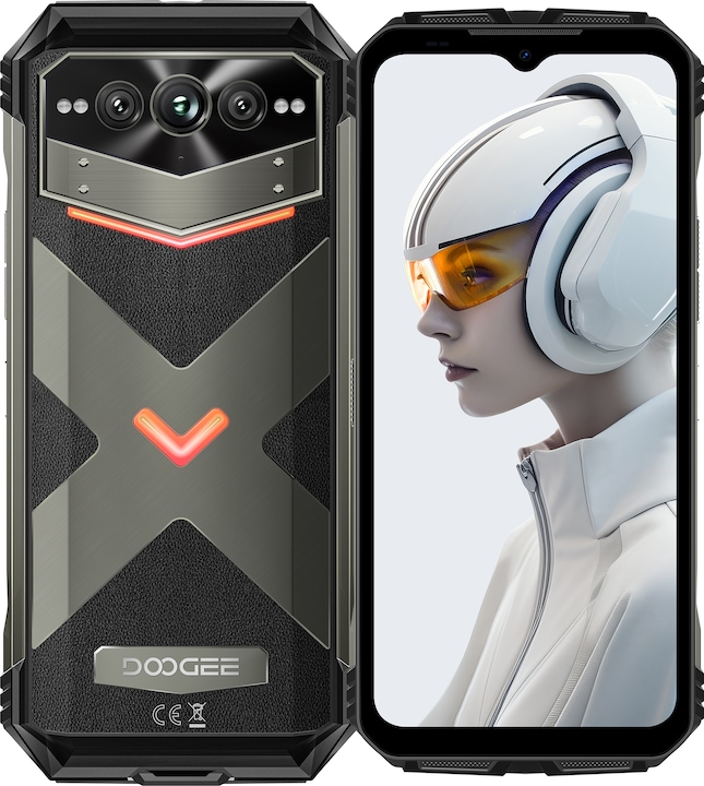 Immagine prodotto Doogee Telefono V Max Plus 5G, 512GB/16GB, grigio (512 GB, Grigio, 200 Mpx)