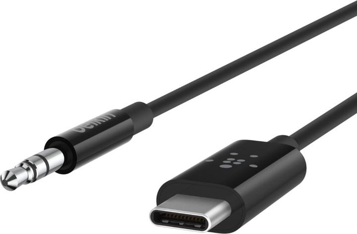 Produktbild Belkin RockStar 3,5mm Aud./USB-C Kabel 0,9m (0.90 m, 3.5mm Klinke (AUX))