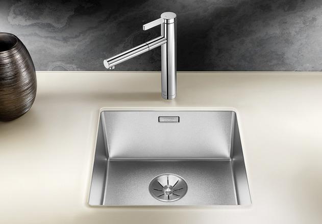Actual product image Blanco Claron 400-U Durinox (Undermount sink, 44 cm, 44 cm)