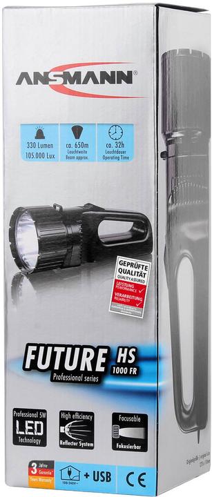 Image du produit Ansmann Lampe à main à piles noire (27.50 cm, 330 lm)