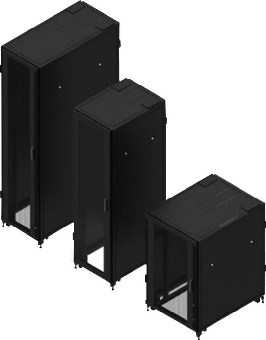 Eaton Rack RA Series 42Ux600Wx1000D Perf avec côtés (42 HE, Rack 19 pouces)