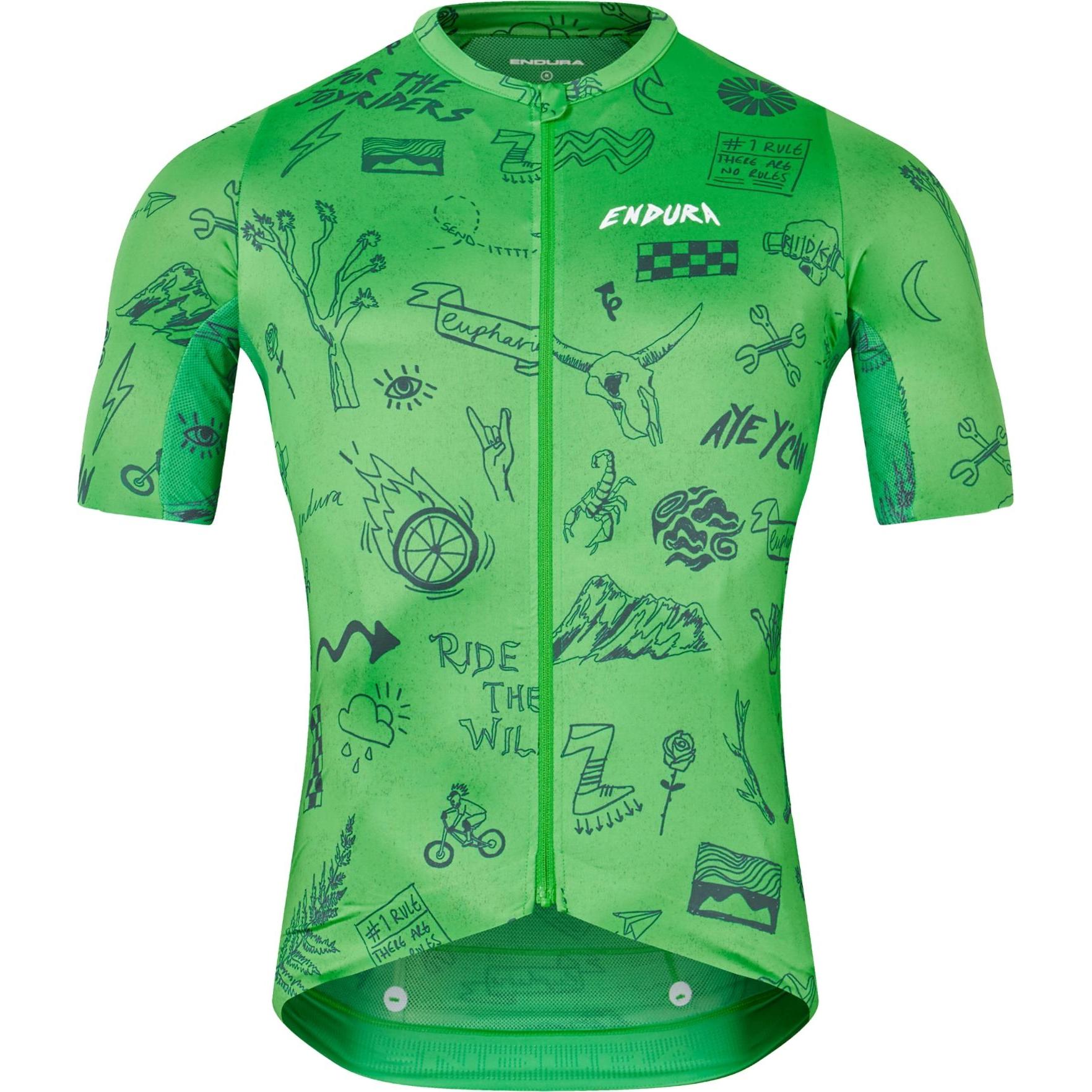 Endura, Uomini, Maglia ciclismo, Pro SL Print S/S Trikot (S), Verde, S