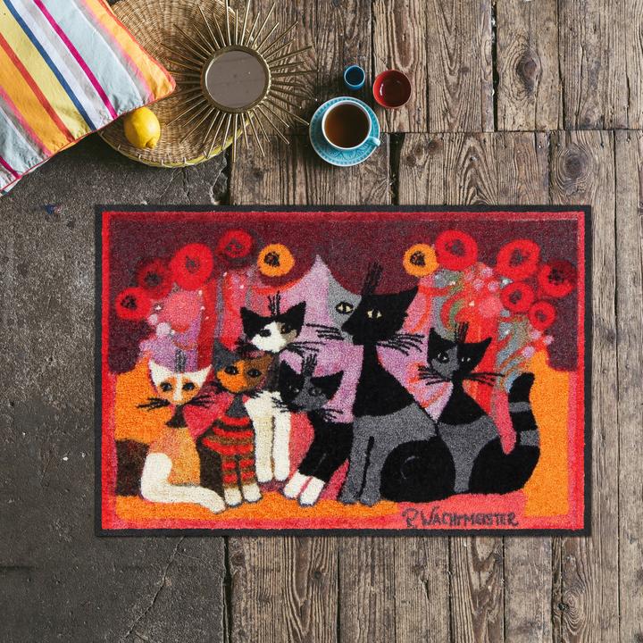 Produktbild Salonloewe Rosina Wachtmeister Fussmatte Festa dei Gatti 050x075 cm (75 x 50 cm)
