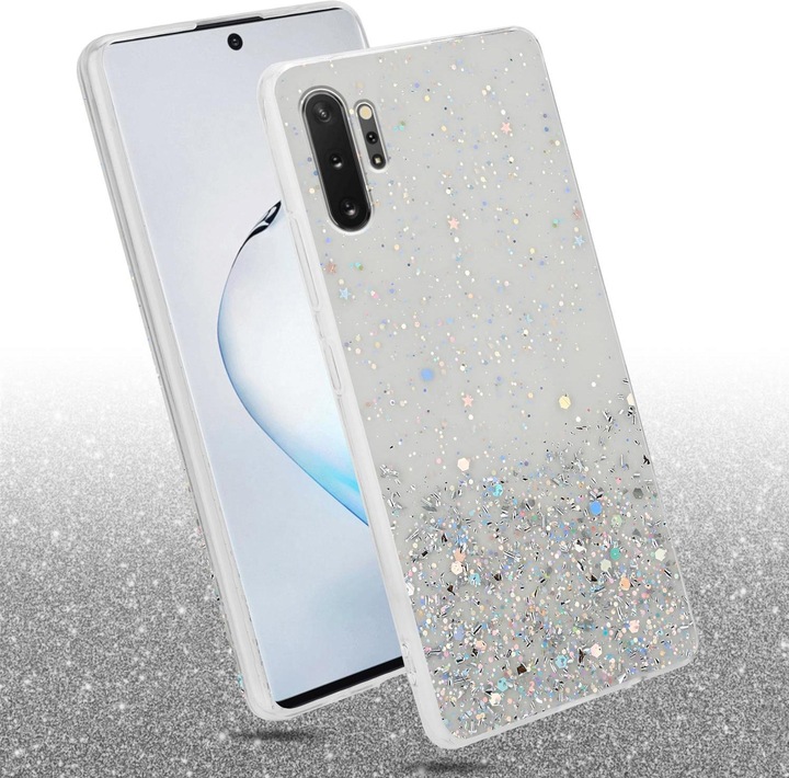 Actual product image Cadorabo TPU cover sparkling glitter (Samsung Galaxy Note 10 Plus)