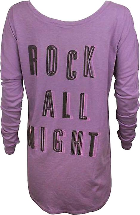 Actual product image Junk Food Womens/Ladies Sleep All Day Rock All Night Oversized Top (M)